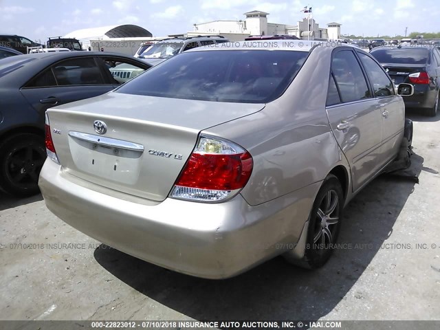 4T1BE32K36U157013 - 2006 TOYOTA CAMRY LE/XLE/SE Bej foto 4