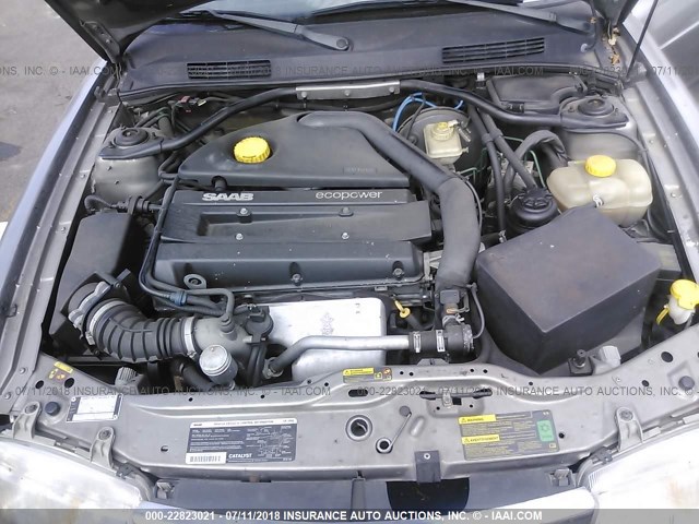 YS3DF58K222006501 - 2002 SAAB 9-3 SE SILVER photo 10