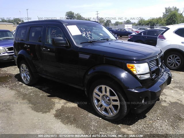 1D8GU58617W720540 - 2007 DODGE NITRO R/T BLACK photo 1