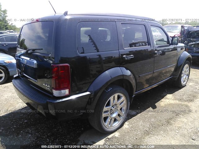 1D8GU58617W720540 - 2007 DODGE NITRO R/T BLACK photo 4