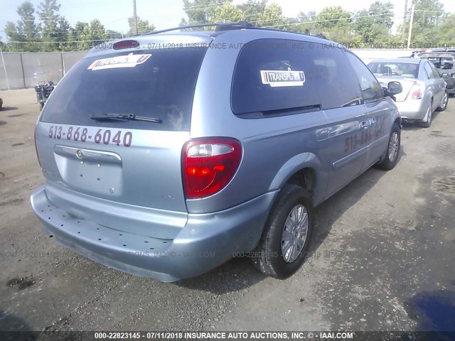 2C4GP44R85R593646 - 2005 CHRYSLER TOWN & COUNTRY LX SILVER photo 4
