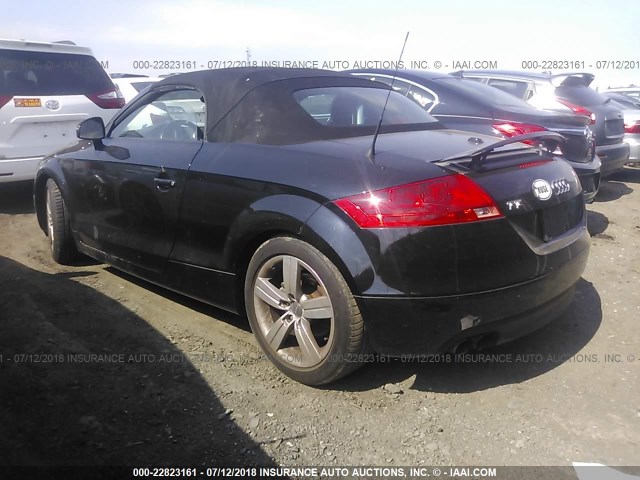 TRUMF38J681018206 - 2008 AUDI TT 2.0T BLACK photo 3