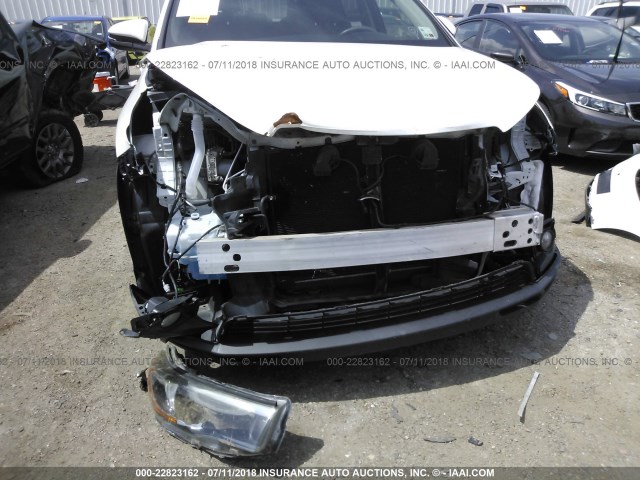 5TDZKRFH0FS085561 - 2015 TOYOTA HIGHLANDER LE/LE PLUS WHITE photo 6