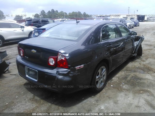 1G1ZB5EBXAF258767 - 2010 CHEVROLET MALIBU LS ნაცრისფერი ფოტო 4