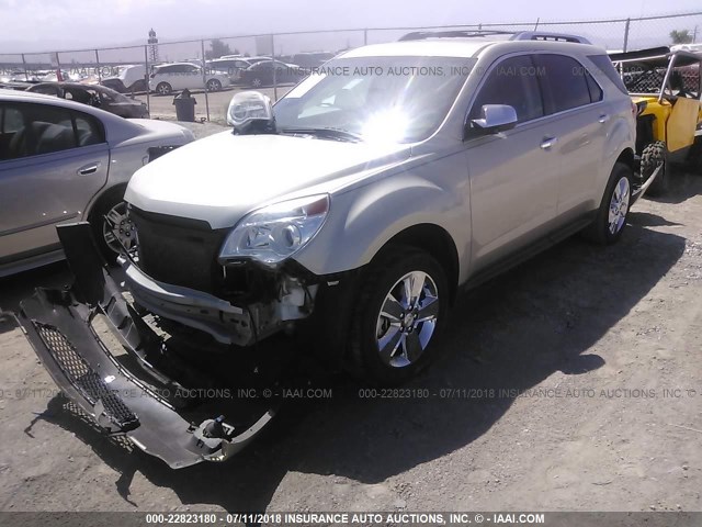 2GNFLFE30D6319233 - 2013 CHEVROLET EQUINOX LTZ GOLD photo 2