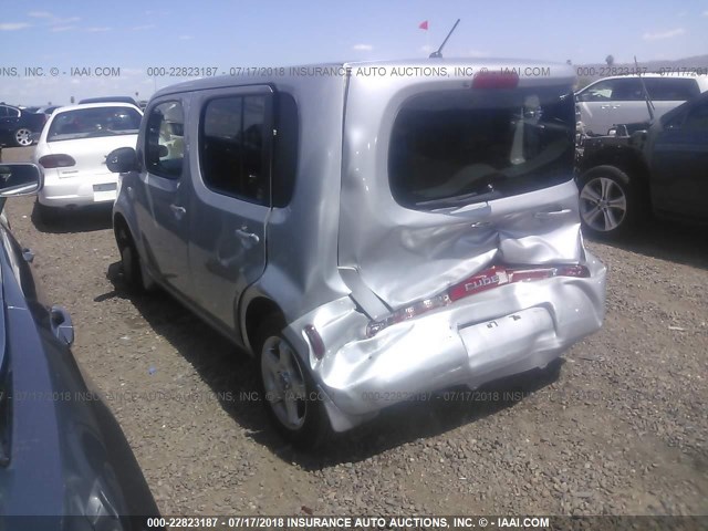 JN8AZ2KR9CT252516 - 2012 NISSAN CUBE S/SL/KROM SILVER photo 3