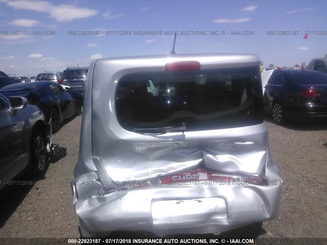 JN8AZ2KR9CT252516 - 2012 NISSAN CUBE S/SL/KROM SILVER photo 6