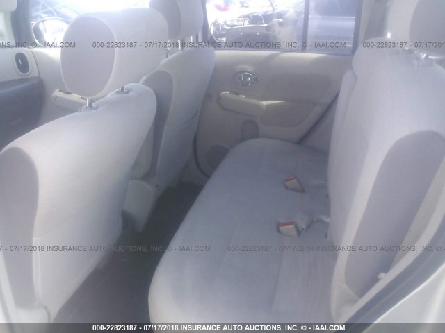 JN8AZ2KR9CT252516 - 2012 NISSAN CUBE S/SL/KROM SILVER photo 8