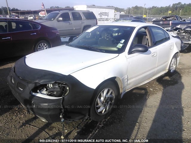 1G2NE52F64M523077 - 2004 PONTIAC GRAND AM SE WHITE photo 2