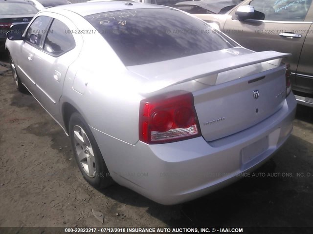 2B3CA3CV2AH310233 - 2010 DODGE CHARGER SXT SILVER photo 3