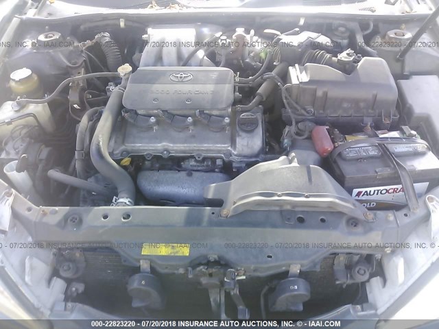 4T1BF32KX2U525789 - 2002 TOYOTA CAMRY LE/XLE/SE 绿色 照片 10