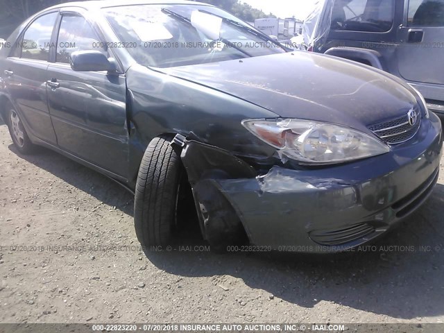 4T1BF32KX2U525789 - 2002 TOYOTA CAMRY LE/XLE/SE 绿色 照片 6