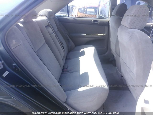 4T1BF32KX2U525789 - 2002 TOYOTA CAMRY LE/XLE/SE 绿色 照片 8