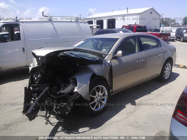 1G4HD57276U131547 - 2006 BUICK LUCERNE CXL GOLD photo 2