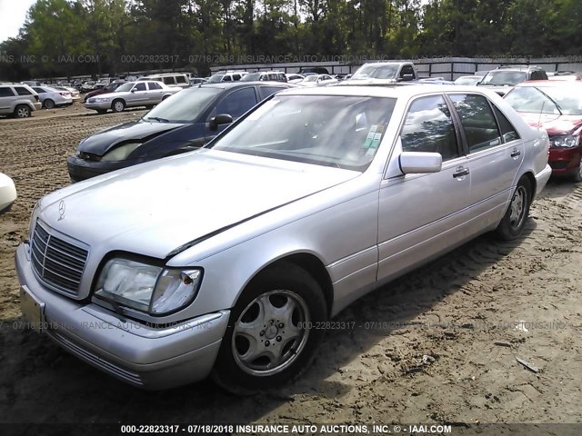 WDBGA43G8WA394926 - 1998 MERCEDES-BENZ S 420 SILVER photo 2