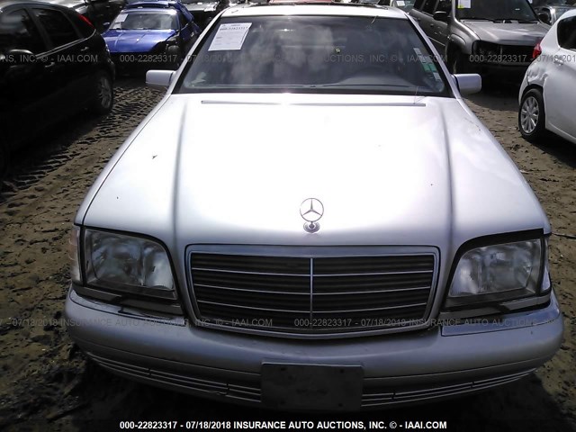 WDBGA43G8WA394926 - 1998 MERCEDES-BENZ S 420 SILVER photo 6