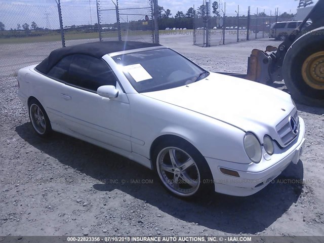 WDBLK65G9YT041560 - 2000 MERCEDES-BENZ CLK 320 WHITE photo 1