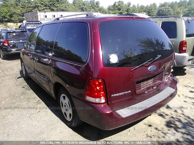 2FMZA51646BA61570 - 2006 FORD FREESTAR SE RED photo 3