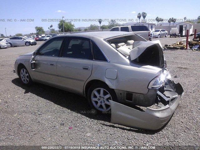 4T1BF28B12U210462 - 2002 TOYOTA AVALON XL/XLS TAN photo 3