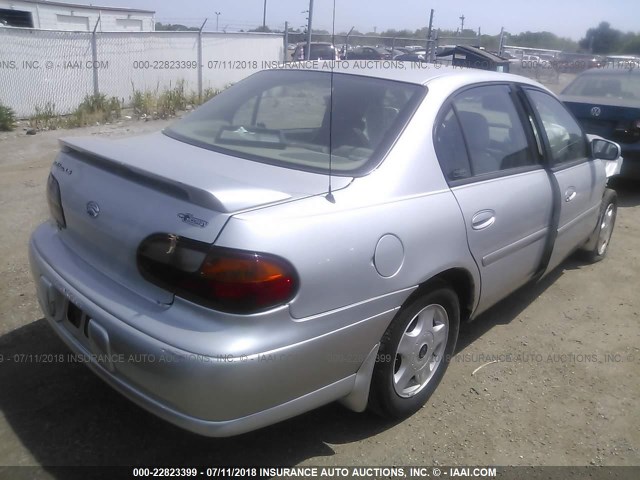 1G1NE52J916269468 - 2001 CHEVROLET MALIBU LS Gümüş foto 4