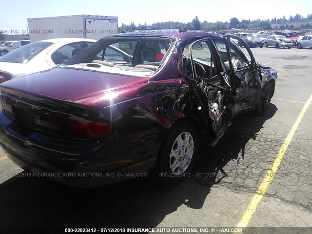 2G4WB55K611105221 - 2001 BUICK REGAL LS 栗色 照片 4