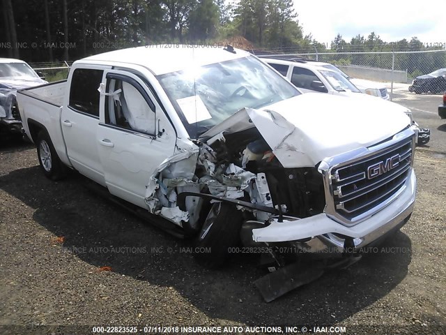 3GTU2MEC7HG354451 - 2017 GMC SIERRA K1500 SLE WHITE photo 1