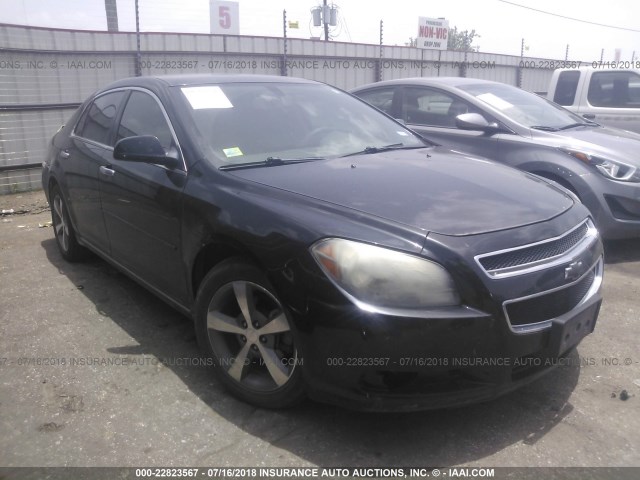 1G1ZC5EU9CF381171 - 2012 CHEVROLET MALIBU 1LT შავი ფოტო 1