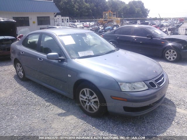 YS3FD49Y771014411 - 2007 SAAB 9-3 2.0T GRAY photo 1