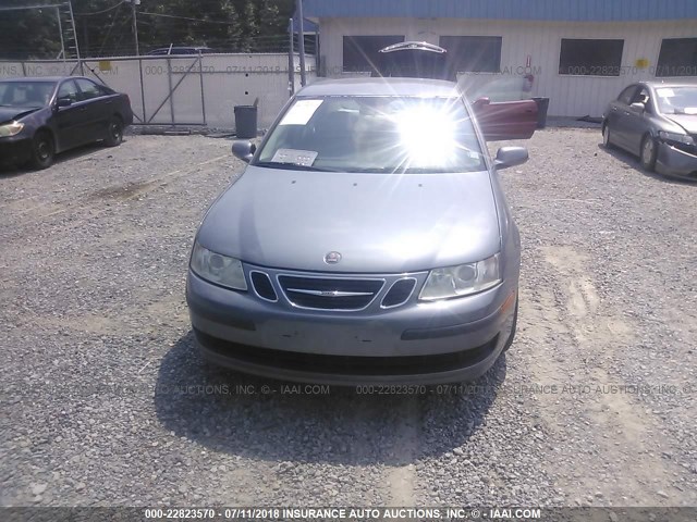 YS3FD49Y771014411 - 2007 SAAB 9-3 2.0T GRAY photo 6