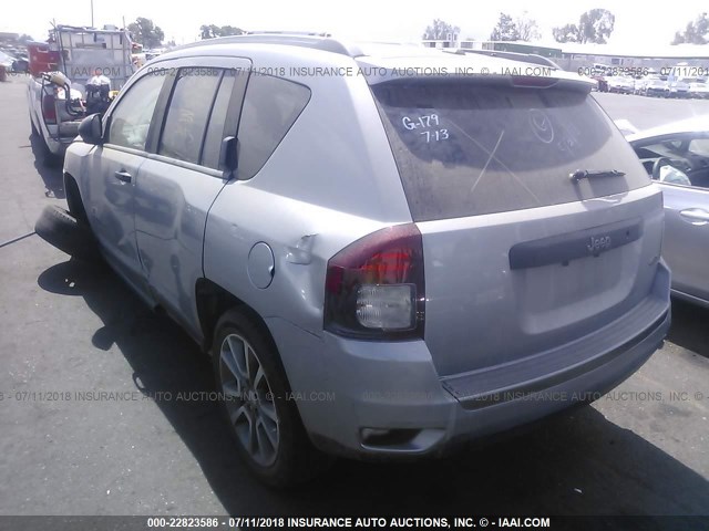 1C4NJCBA2GD777731 - 2016 JEEP COMPASS SPORT SILVER photo 3