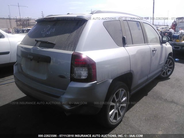 1C4NJCBA2GD777731 - 2016 JEEP COMPASS SPORT SILVER photo 4