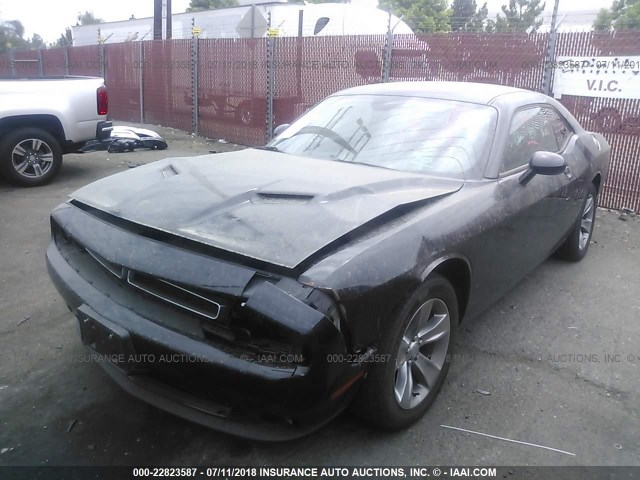 2C3CDZAG0GH113734 - 2016 DODGE CHALLENGER SXT BLACK photo 2