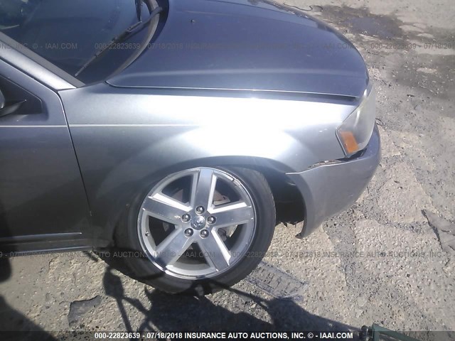 1B3LC76M98N597236 - 2008 DODGE AVENGER R/T SILVER photo 6