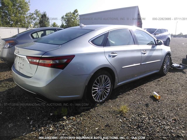 4T1BK1EB5GU199905 - 2016 TOYOTA AVALON XLE PLUS/PREMIUM/TOUR/LTD GRAY photo 4