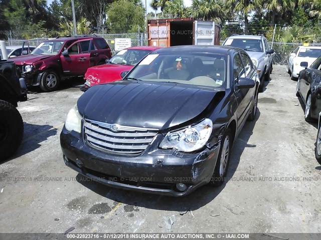 1C3LC66K17N536019 - 2007 CHRYSLER SEBRING LIMITED BLACK photo 6