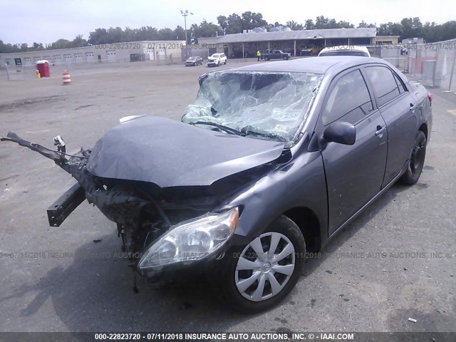 2T1BU4EE1BC695252 - 2011 TOYOTA COROLLA S/LE GRAY photo 2