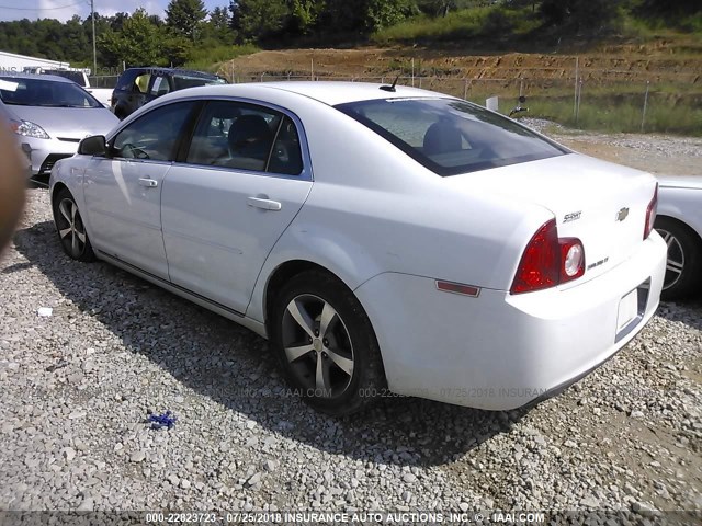 1G1ZC5E12BF113809 - 2011 CHEVROLET MALIBU 1LT 白色 照片 3