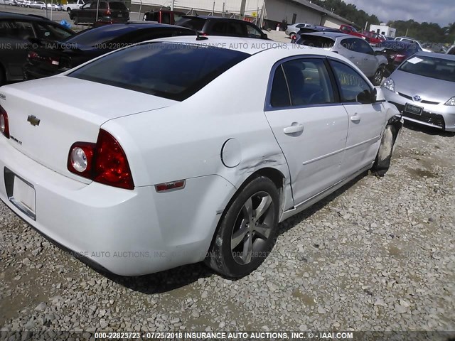 1G1ZC5E12BF113809 - 2011 CHEVROLET MALIBU 1LT 白色 照片 4