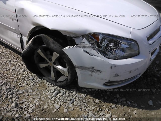 1G1ZC5E12BF113809 - 2011 CHEVROLET MALIBU 1LT 白色 照片 6