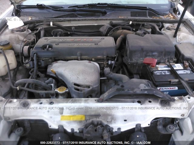 4T1BE32K42U107876 - 2002 TOYOTA CAMRY LE/XLE/SE Ağ foto 10