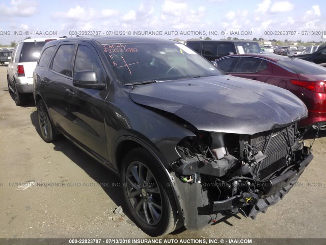 1C4RDHAG8FC113787 - 2015 DODGE DURANGO SXT GRAY photo 1