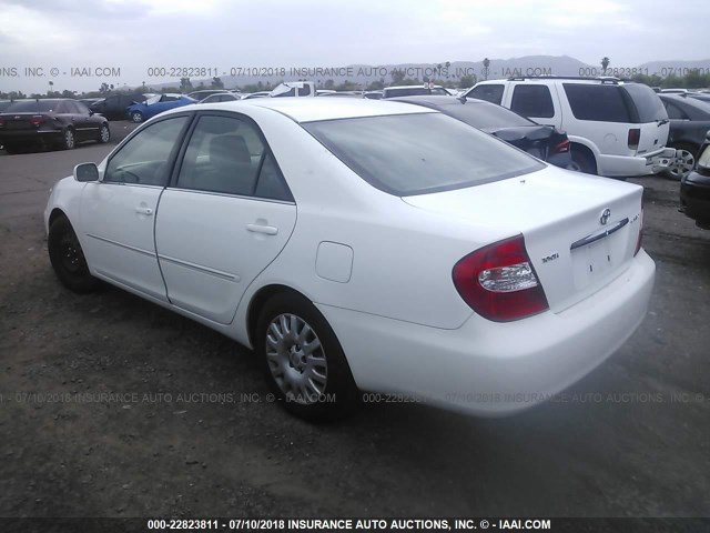 4T1BE30K03U236444 - 2003 TOYOTA CAMRY LE/XLE/SE 白色 照片 3
