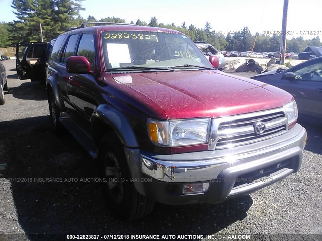 JT3HN86R7Y0272750 - 2000 TOYOTA 4RUNNER SR5 RED photo 1