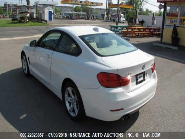 WBA3N9C57FK246385 - 2015 BMW 428 XI WHITE photo 3