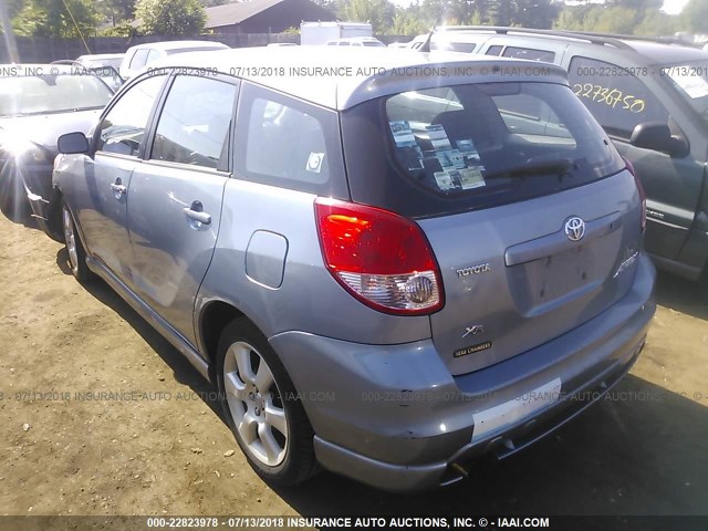 2T1KR32E24C293887 - 2004 TOYOTA COROLLA MATRIX XR Light Blue photo 3