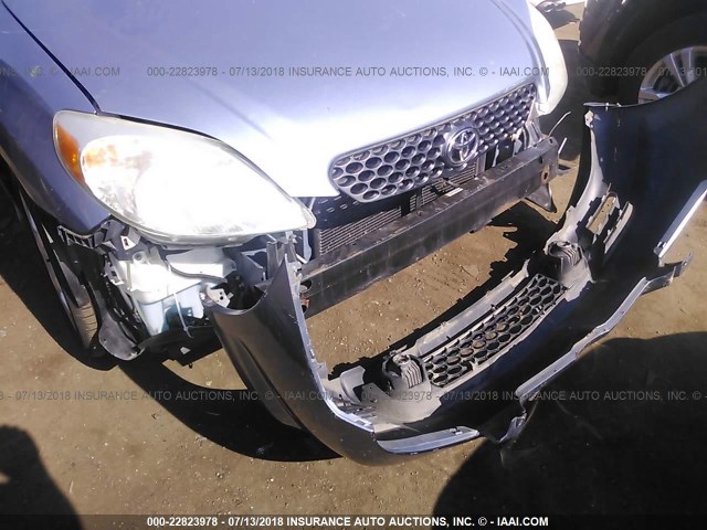 2T1KR32E24C293887 - 2004 TOYOTA COROLLA MATRIX XR Light Blue photo 6