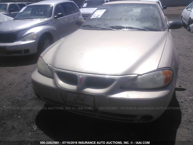 1G2NE52E65M217182 - 2005 PONTIAC GRAND AM SE GOLD photo 6