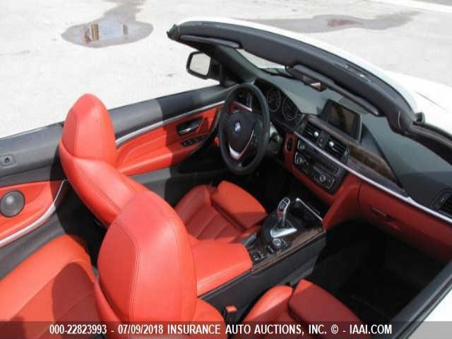 WBA3V5C57FP752357 - 2015 BMW 428 WHITE photo 5