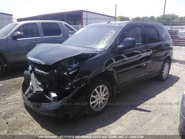 3G5DA03L57S510018 - 2007 BUICK RENDEZVOUS CX/CXL BLACK photo 2