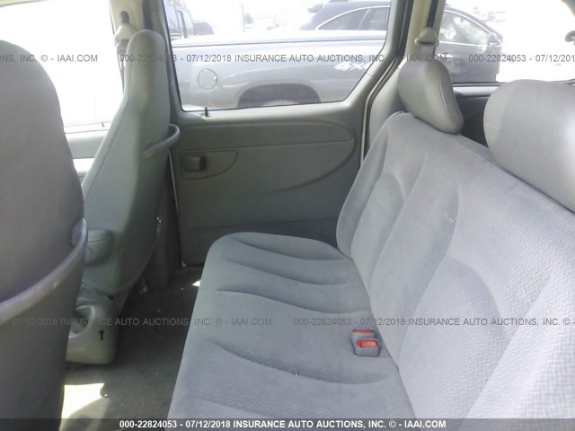 1D4GP25B15B202389 - 2005 DODGE CARAVAN SE SILVER photo 8